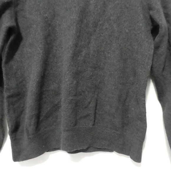 Classic Black Mock Neck Sweater | 17.5 inches pit to pit measured - Picture 7 of 14